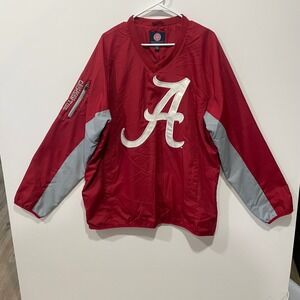 GIII Sports by Carl Banks Crimson Tide Alabama "A" Pullover‎ Windbreaker XXL
